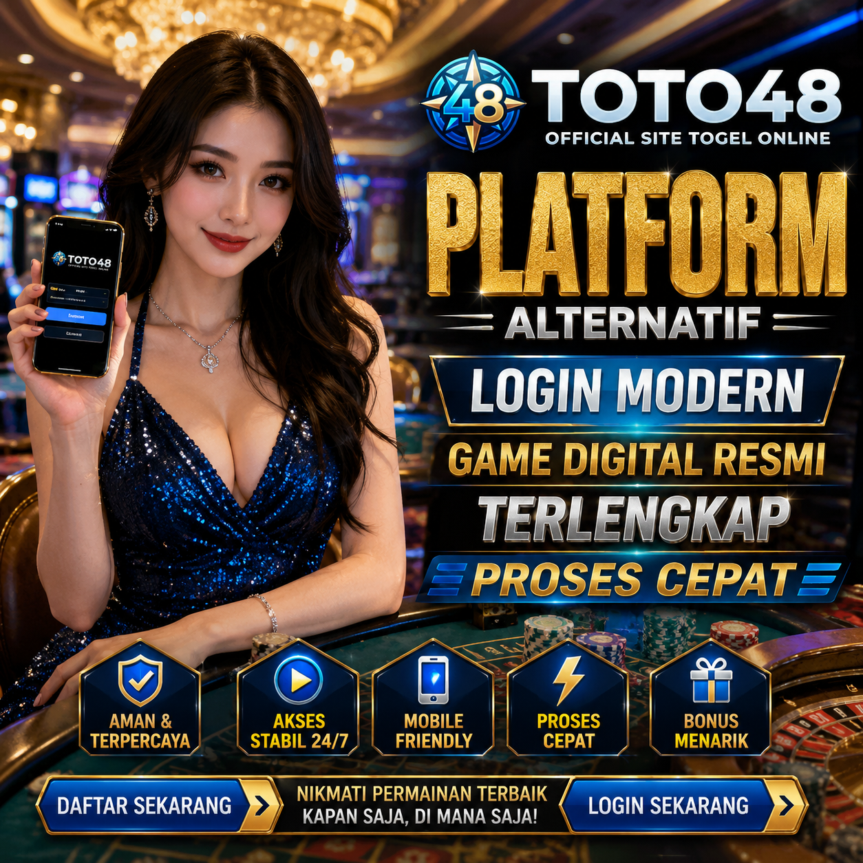 TOTO48 Platform Alternatif Login Modern Game Digital Resmi Terlengkap Proses Cepat image 1